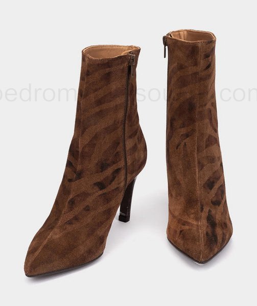 (image for) Pedro Miralles 24777BR-Ankle Boot Brown | pedro miralles outlet-1754